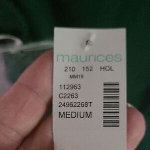Maurices Forest Green Blouse - Medium